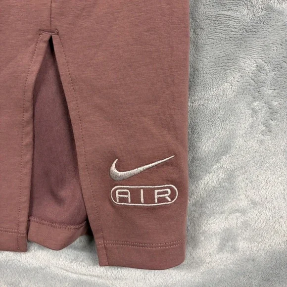 Nike Air Womens Size Small S High Waist Flare Legging Mauve Pink Split Hem Pant - Picture 2 of 6